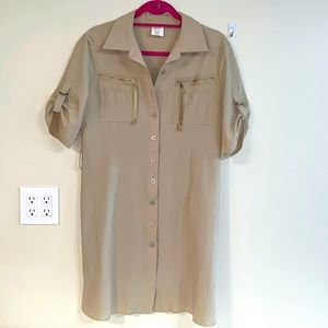 Women’s Vertigo Paris Button Down Dress Size 8